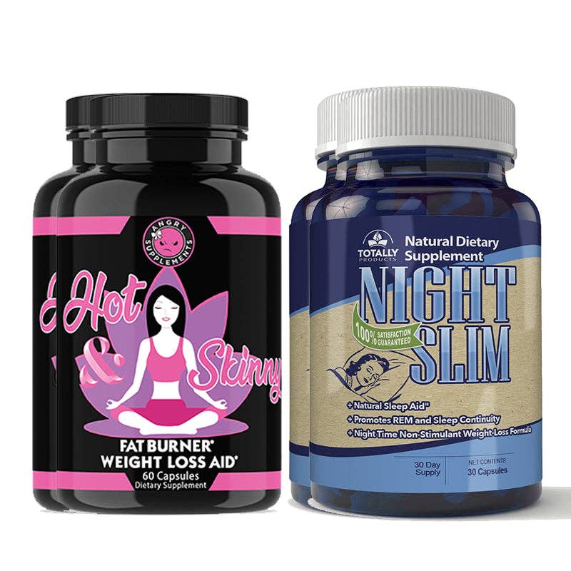 Totally Products – wholesale Oralt tillskott/Vitamin – Hot & Skinny viktminskningspaket med Night Slim nattkomplement1