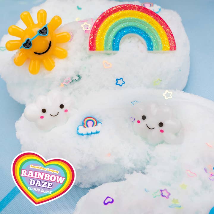 Kawaii Slime Company - Wholesale Putty/Slime - Kids - Rainbow Daze Cloud Slime (4pcs/case)2