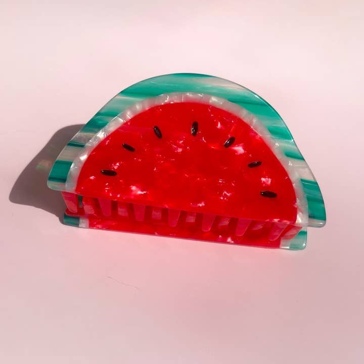 Line & Co - Vendita all'ingrosso Fermaglio per capelli - Donna - Clip Artiglio Anguria // Acetato di Cellulosa1