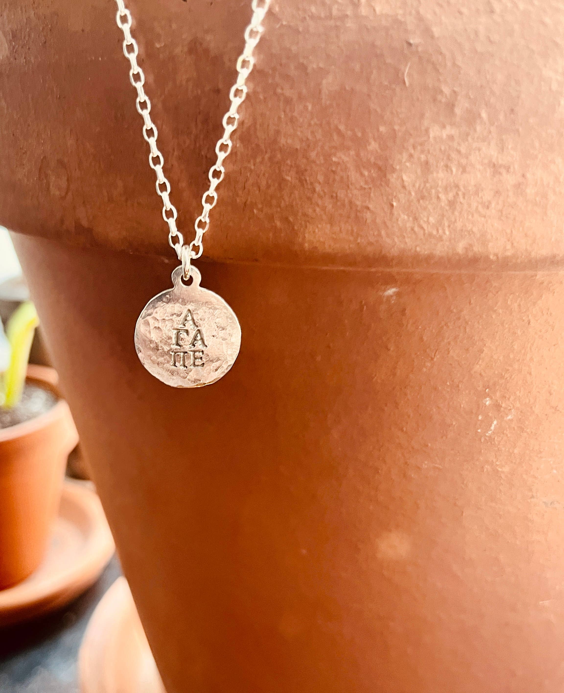 Azamel - Vendita all'ingrosso Collana con ciondolo/pendaglio - Collana con pendente Agape0