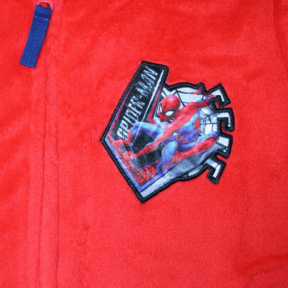 Evidence - Wholesale Robe - Kids - Kids Warm Robe - Coral - Spiderman - Red - 982