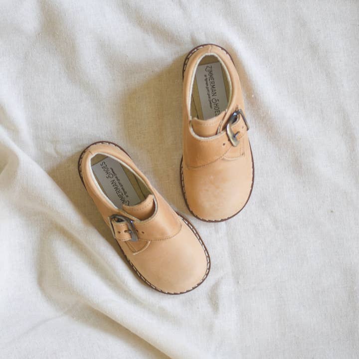 Zimmerman Shoes - Wholesale Dress Shoes - Kids - Fin Oxford - Tan
