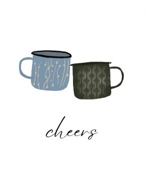 Enamel Mug Card for wholesale by Cruisin' + Campfires