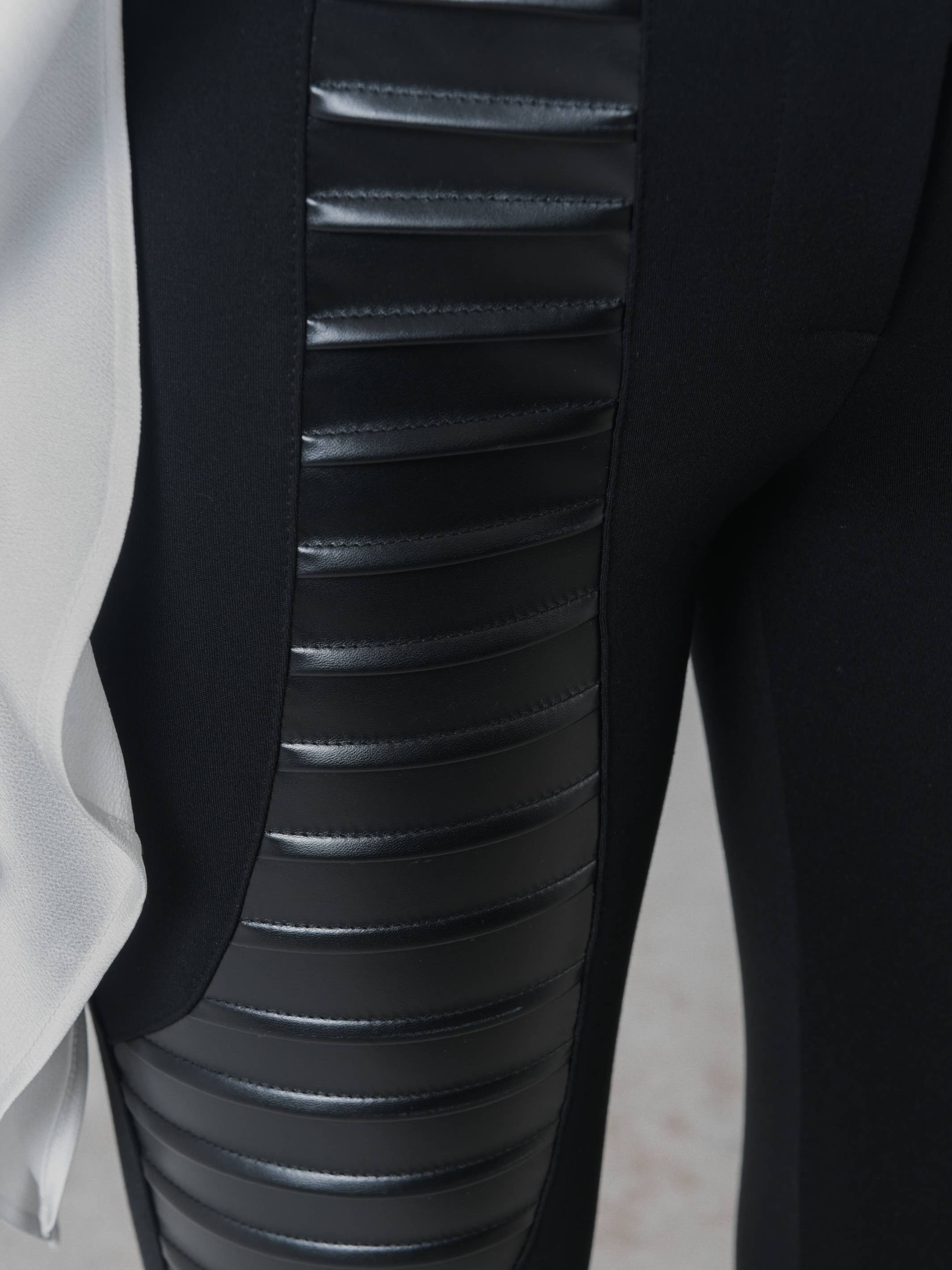 Metamorphoza - Wholesale Pants - Women's - Extravagant Pants with Leather5