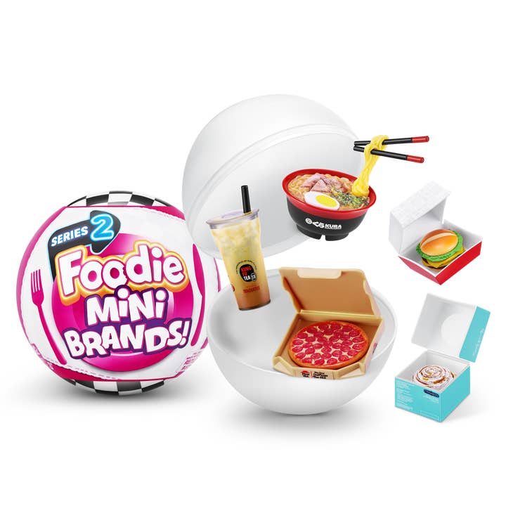 The Zoofy Group , LLC - Wholesale Toy Set - Kids - ZURU 5 SURPRISE-FOODIE MINI BRANDS -SERIES 2 -18 PC PDQ
