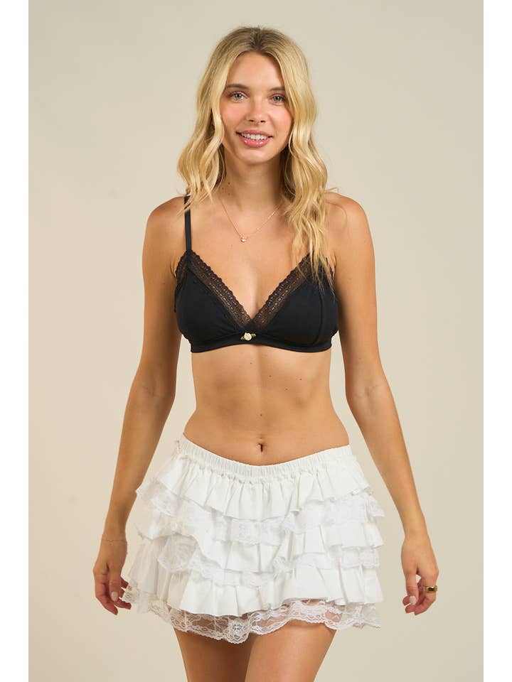 ANWND - Wholesale Bralette - Women's - 55071 LACE SEAMLESS BRA TOP15