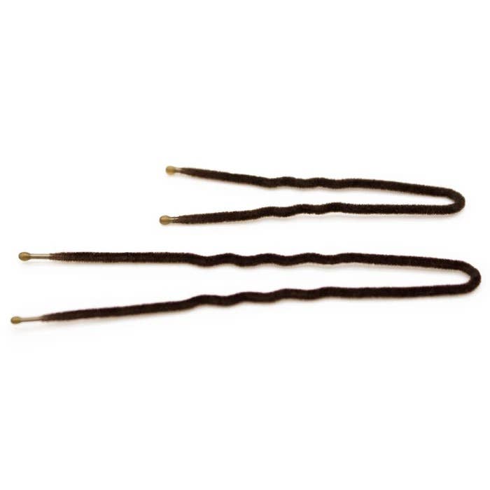 Frenchies - Wholesale Hair Pin - Frenchies with Charms - Brown9