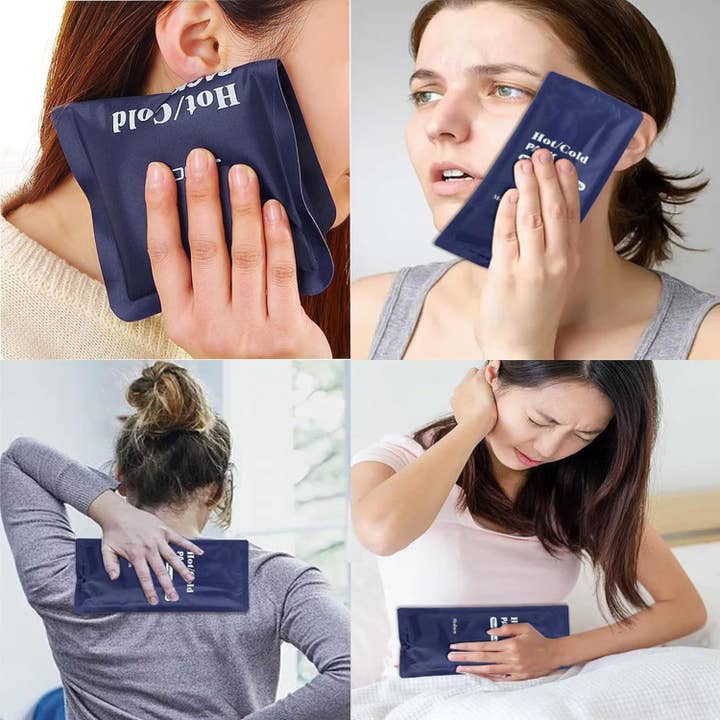 VIGOR - Venta al por mayor Compresas de frío/calor - Paquetes de gel helado de tela suave y caliente (paquete de 10)1