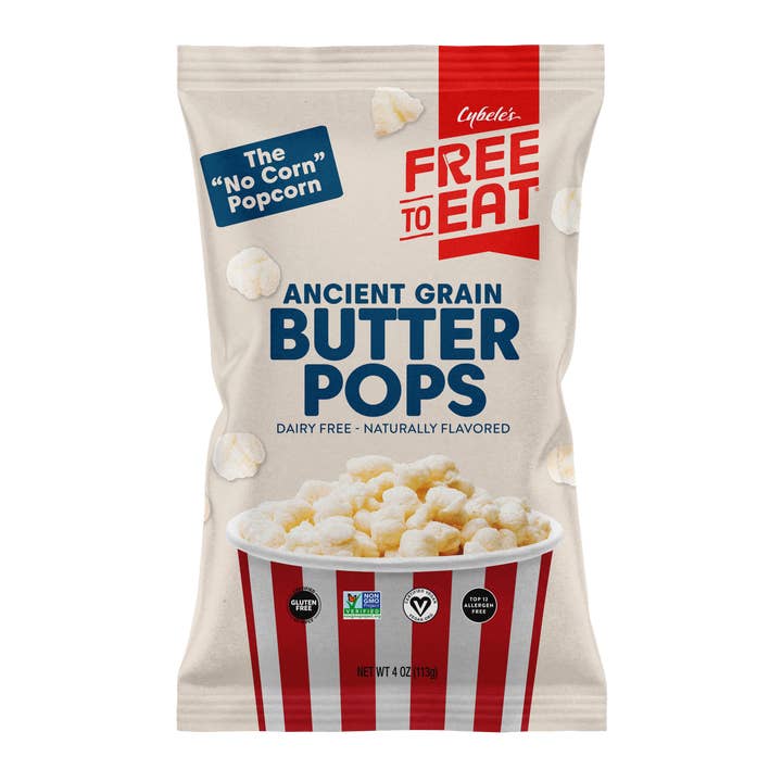 Cybele's Free to Eat Ancient Grain Butter Pops (4 oz) for wholesale by Awakened Foods