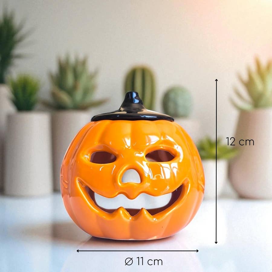Zen'Arôme - Wholesale Oil Warmer - Ceramic Pumpkin Incense Burner – oils, wax & fragrance10