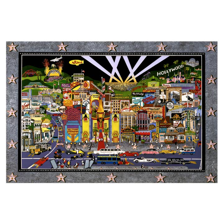 Jigsaw Puzzle Hollywood, Los Angeles, CA 1000 piece for wholesale by Wuundentoy