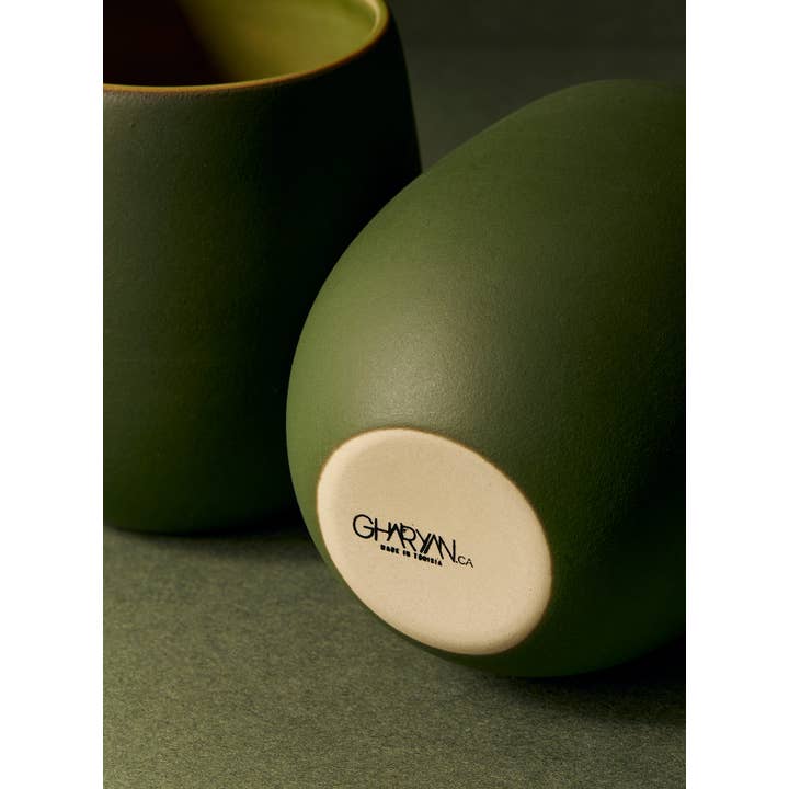 GHARYAN Stoneware & Olive Wood Tableware | Ships from USA – wholesale Coffee/tea cup – Handmade Stoneware Coffee & Tea Cup | Epa 15 oz3