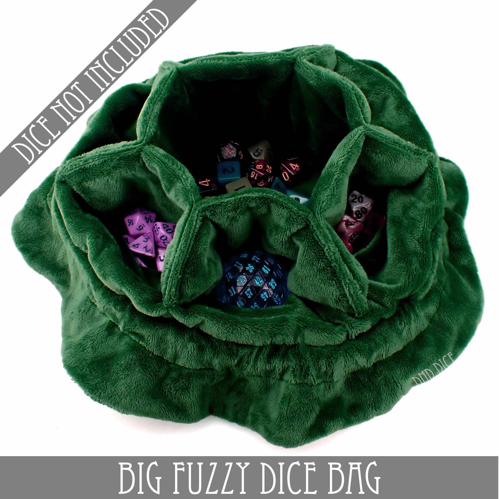 DNDDICE.COM - Wholesale Dice - Big Fuzzy Dice Bag - 6 Colors2