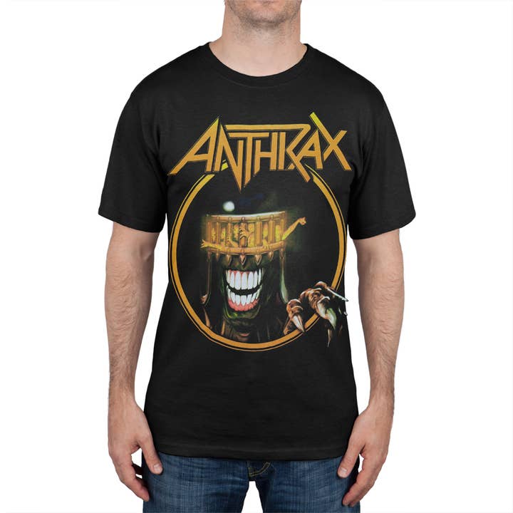 Anthrax - Judge Dredd 2013 Nordamerika Turné Herr T-shirt för wholesale av Official Store