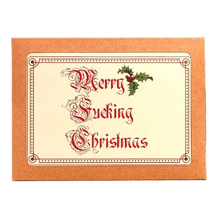 5-Pack Boxset: Merry Fucking Christmas for wholesale by Thanks You're Welcome