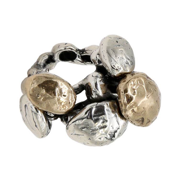 Mandile Gioielli - Wholesale Cocktail/Statement Ring - 925 silver and bronze ring (AR110)2