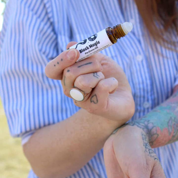 Cedar Witch Goods - Wholesale Roll-On Fragrance - Black Magic | Black Currant & Jasmine Perfume Oil1