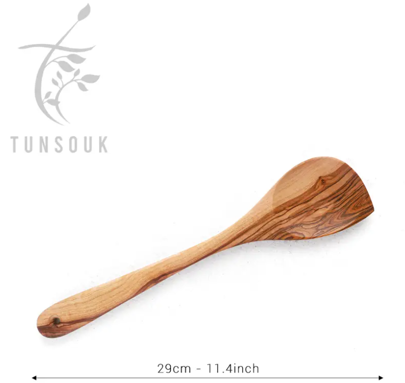 Handcrafted Olivewood – Engroshandel Køkkenske – Håndlavet oliventræ hjørneske2