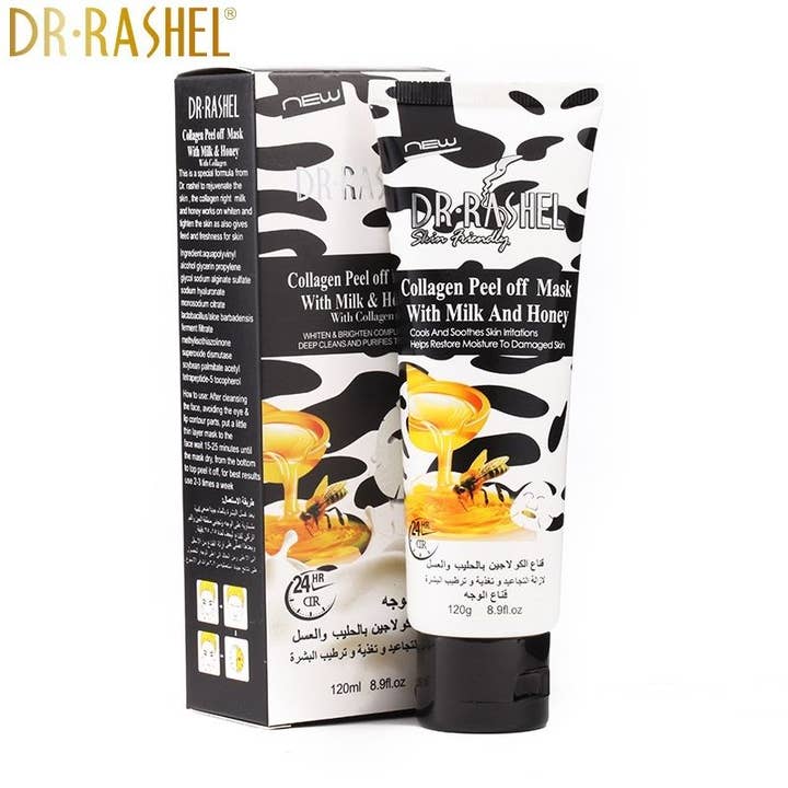 My Wholesale Warehouse - Wholesale Skincare Face Mask - Dr Rashel Collagen Peel Off Mask With Milk and Honey