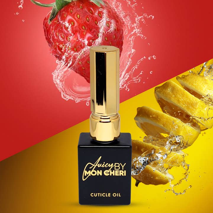 Olio per cuticole Strawberry Lemondade (modello Golden Touch) Juicy per la vendita all'ingrosso da parte di Juicy by Mon Cheri