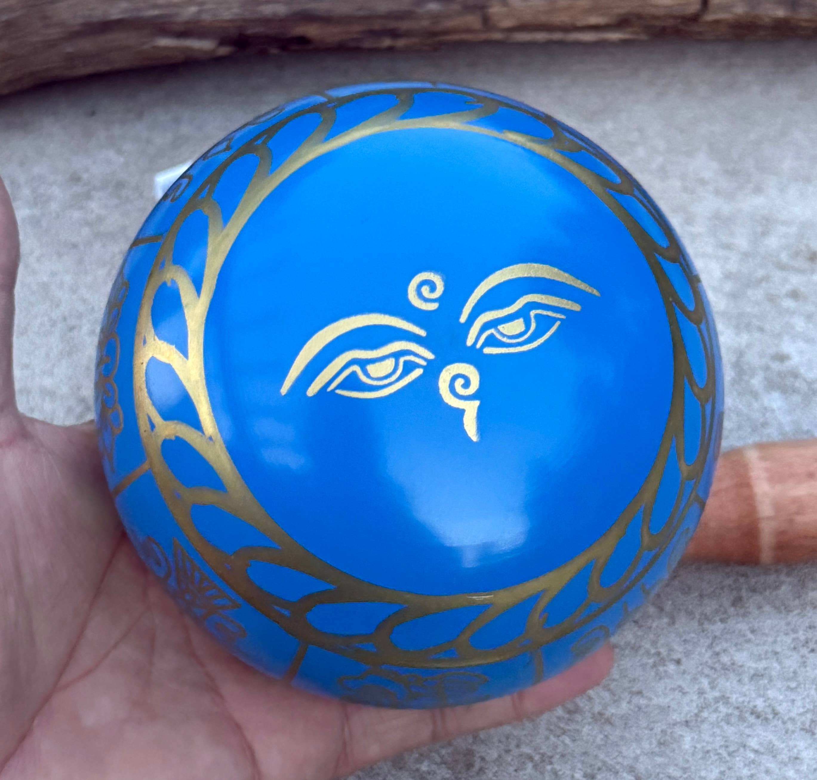 Lungta Imports - Wholesale Meditation Supplies - Singing Bowl Complete Set ~ 8 Lucky Symbols ~ For Meditation14