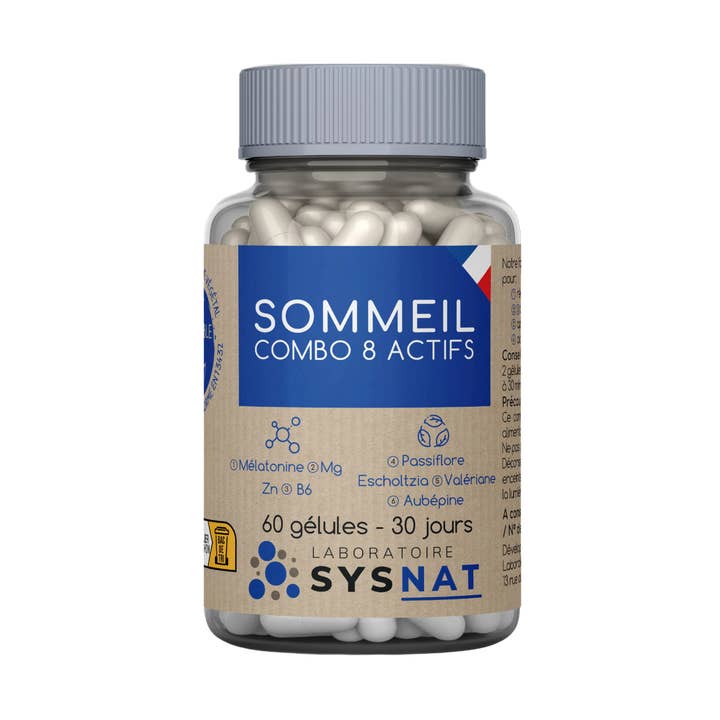 Sleep Combo 8 Actives – 60 kapslar för wholesale av Laboratoire SYSNAT
