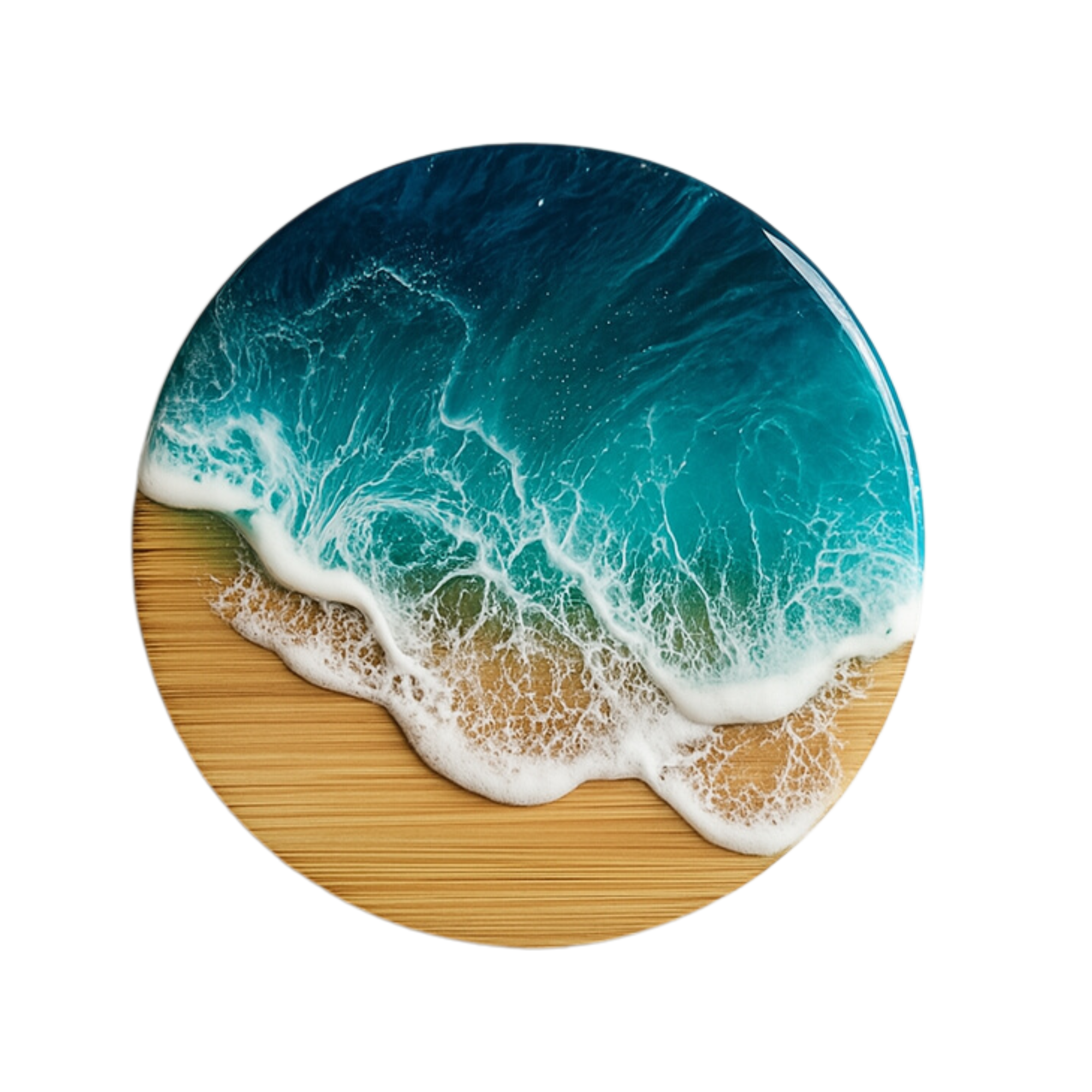 INVISION - Wholesale Coasters - 72pc Bulk 4" Bamboo Coasters – Blank for Custom Engraving10