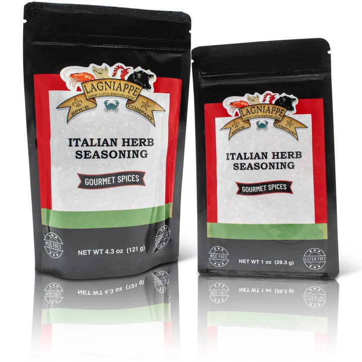 Lagniappe Spice & Tennessee Spice Company - Wholesale Dried Spice Mix - Italian Herb Seasoning - Lagniappe Spice (4.3 oz)