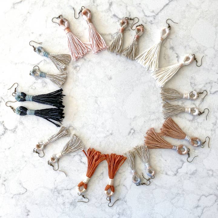 Tassel Earrings Kit for wholesale by Flax & Twine
