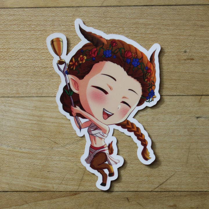 Gallia of the Endless Dance Sticker for wholesale by Mega Chibi