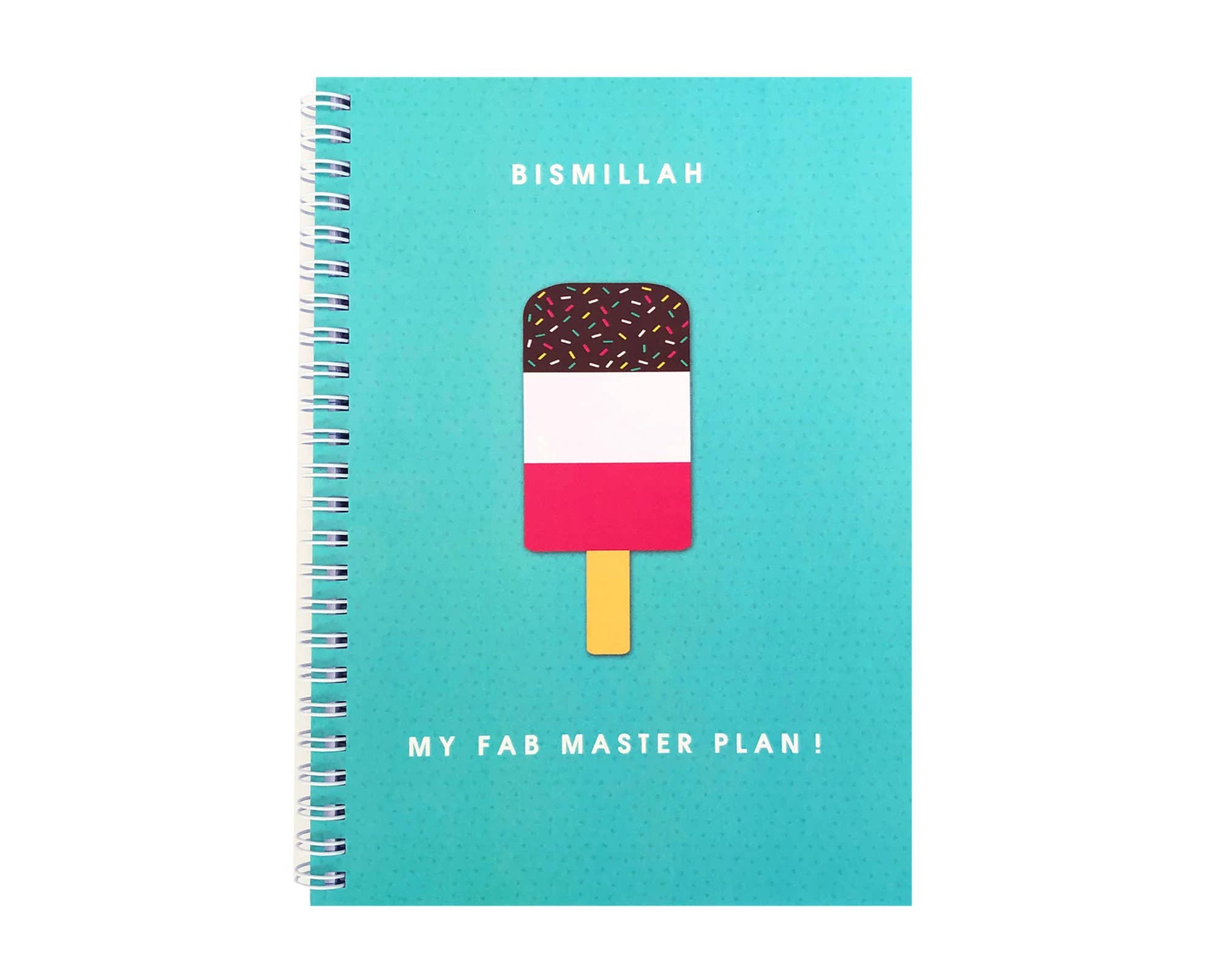 Islamic Moments - Wholesale Notebook - Bismillah... My Fab Master Plan Notebook, A5 Islamic Journal1