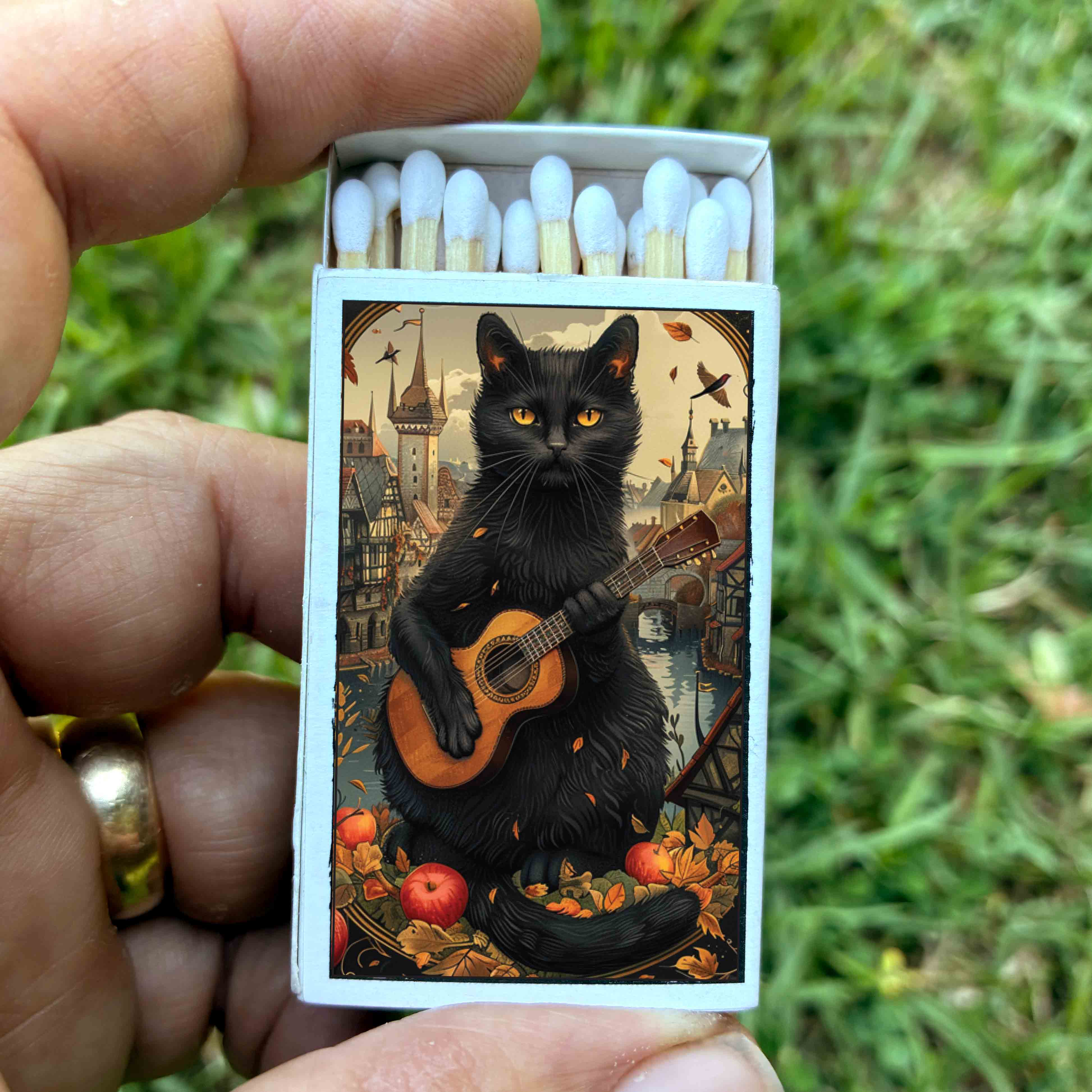 Most Amazing - Vente Allumettes - Allumettes • Chat Noir d'Halloween • Décoration d'Intérieur pour Bougies5