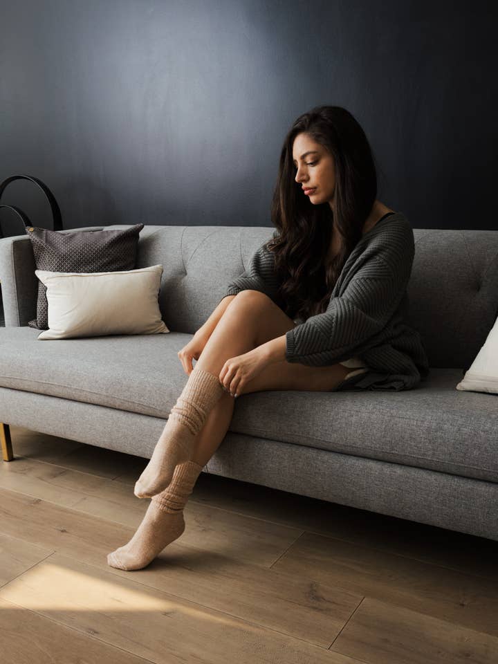 Leto Accessories - Wholesale Socks - Women's - Pastel Dreams Slouchy Knit Socks - Casual Knitwear 🧦13