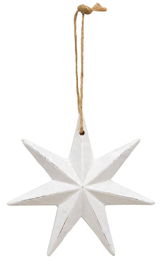 The Hearthside Collection - Wholesale Ornament Set - Wooden Moravian Star Christmas Ornament, 2 Assorted2