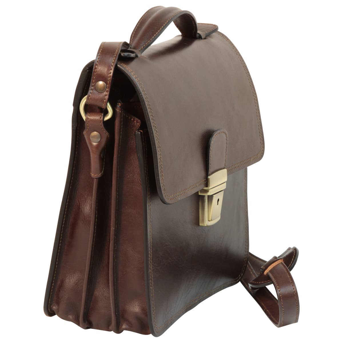 Old Angler Firenze - Wholesale Shoulder Bag - Women's - Borsa a tracolla in pelle .Testa di moro2