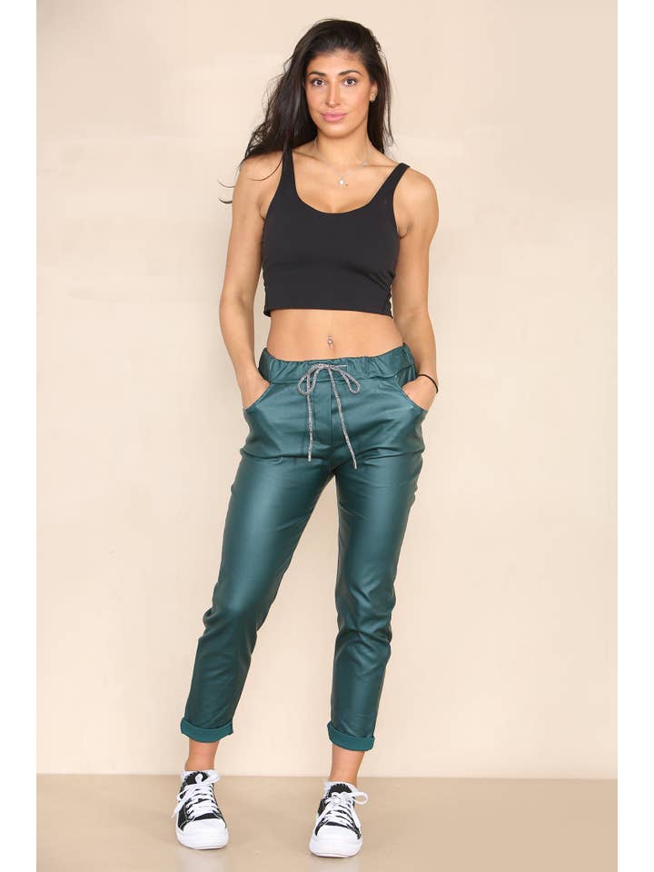 Kurt Muller - Wholesale Pants – Women's - Leather Look PU Magic Trousers19
