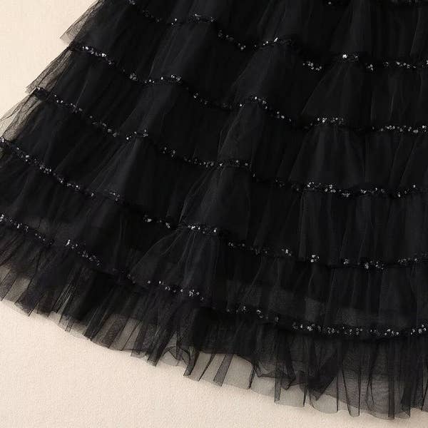 Farbe als Bilder SY314 Elegante Tweed-Jacke mit Maxi-Rock aus Netzstoff und Pailletten für den Großhandel auf Faire4