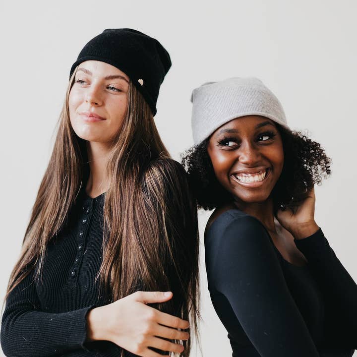 Pretty Simple - Wholesale Beanie - Women's - Rolled Edge Cashmere Beanie