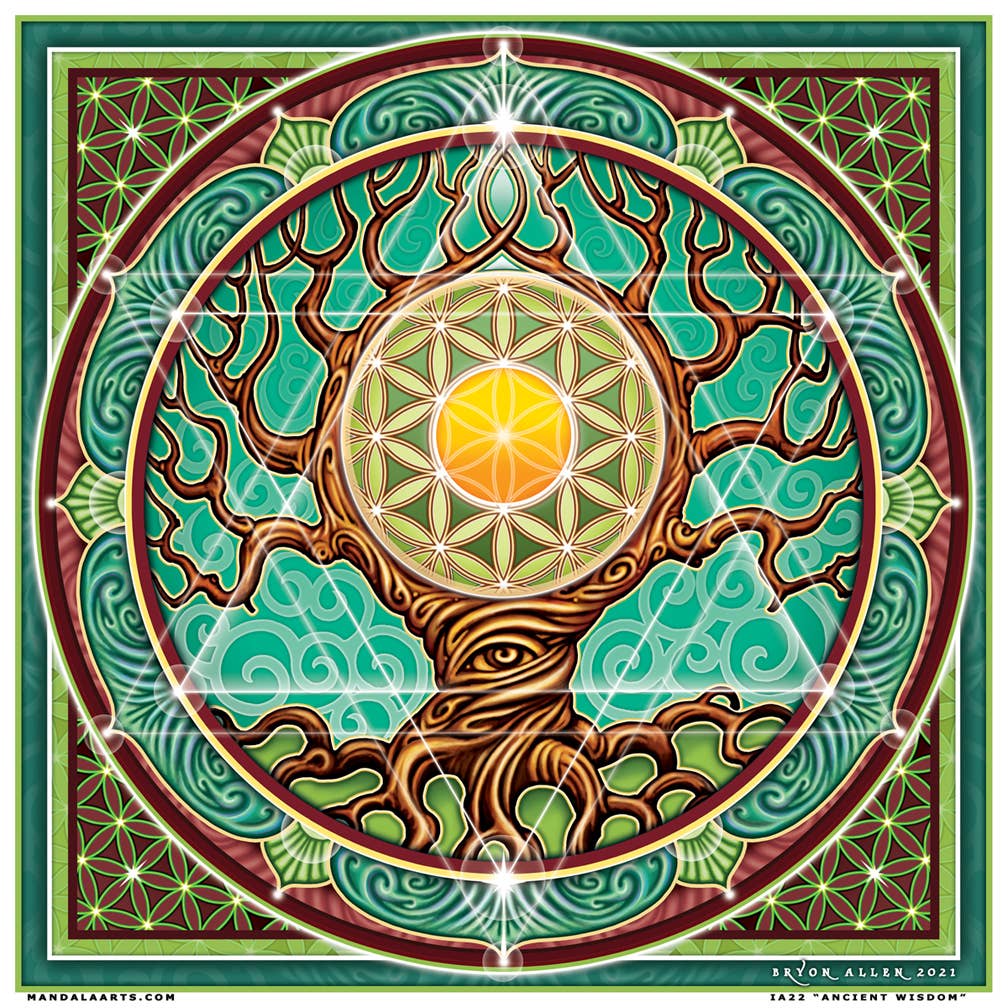 Mandala Arts - Wholesale Sticker - Sticker Ancient Wisdom0