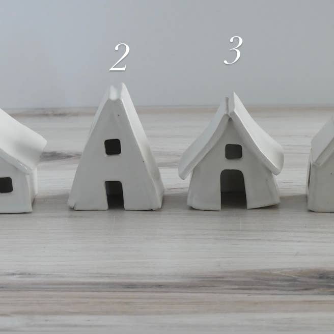 Design by Pouneh - Wholesale Christmas Decoration - Handmade ceramic little village , Christmas decor2