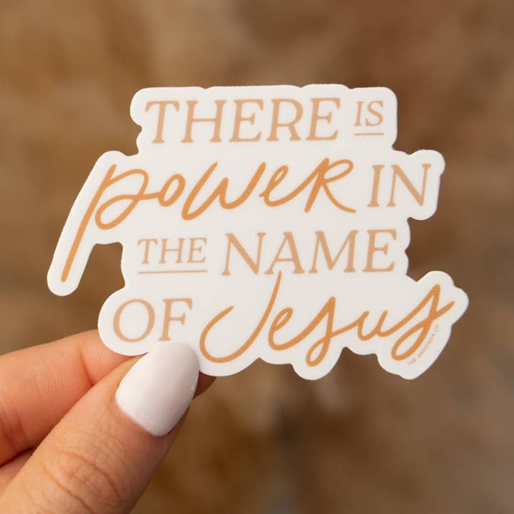 The Anastasia Co - Wholesale Sticker - Power in the Name of Jesus Sticker0