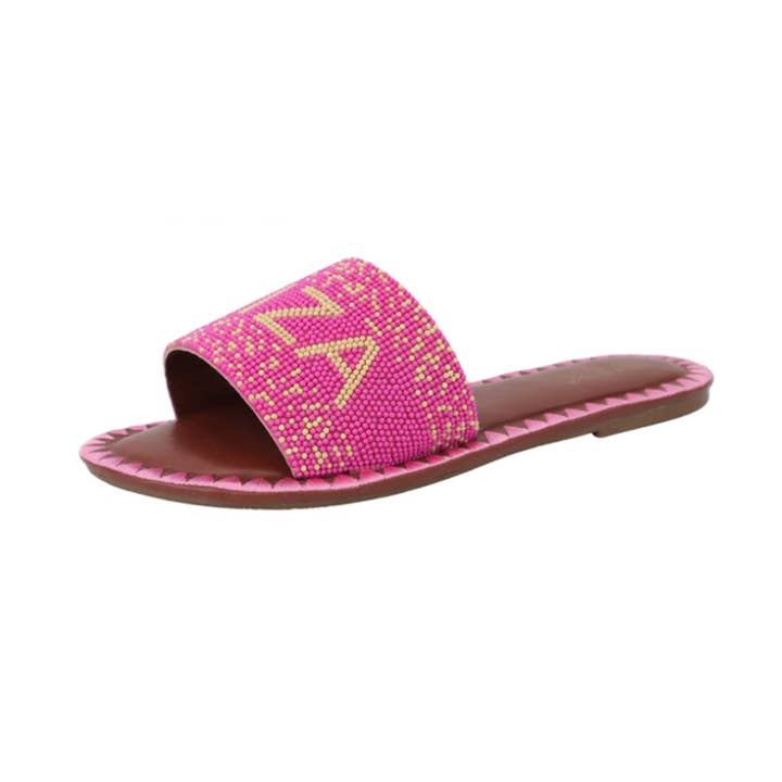 Yoki Fashion - Wholesale Slides - Women's - FIRE SALE YOKI NATALIE Women's Beaded Destination Slide1