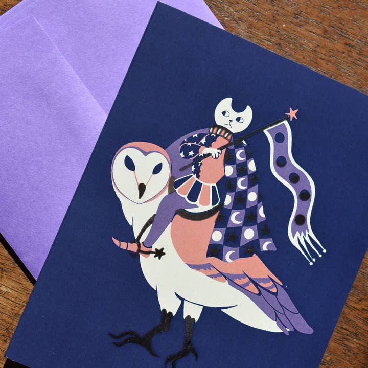 Punched Tin Press - Wholesale Everyday Greeting Card - Night Knight Greeting Cards 0