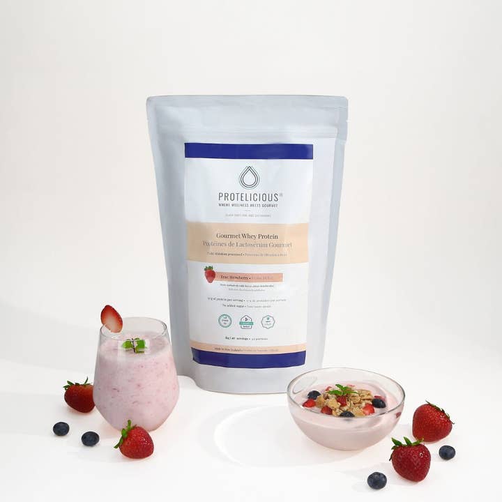 This Earth – wholesale Protein/superfood powder – Gourmet Whey Protein Concentrate – True Strawberry | 1kg2