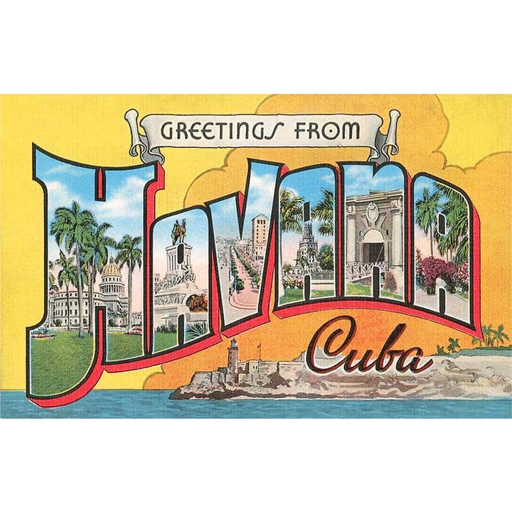 Found Image Press - Wholesale Magnet - Magnet CU-99 Greetings from Havana, Cuba