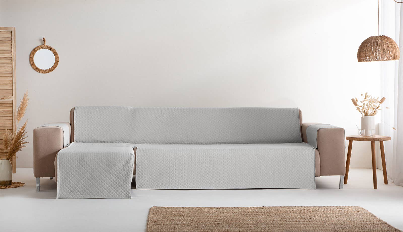 GAMUSI – Capa para cadeira/sofá por atacado – Capa de sofá lisa acolchoada algodão TRIVIAL27