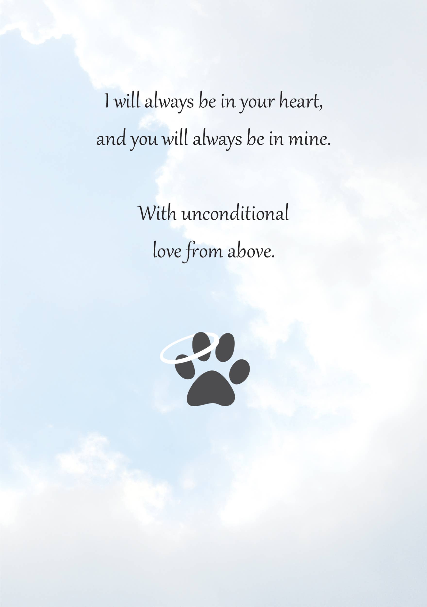 Dog Speak – Engroshandel Sympati-kort – Hund Sympathy Card - Indtil vi mødes igen...6
