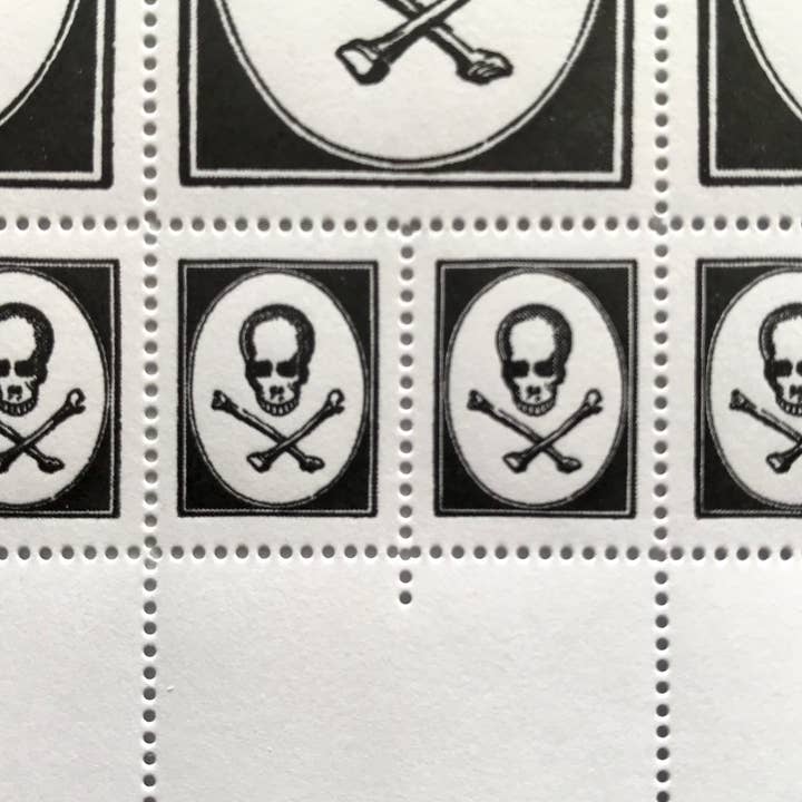 The Portland Stamp Company - Vendita all'ingrosso Timbro in gomma/decorativo - Francobolli gotici Post Crypt per Halloween2
