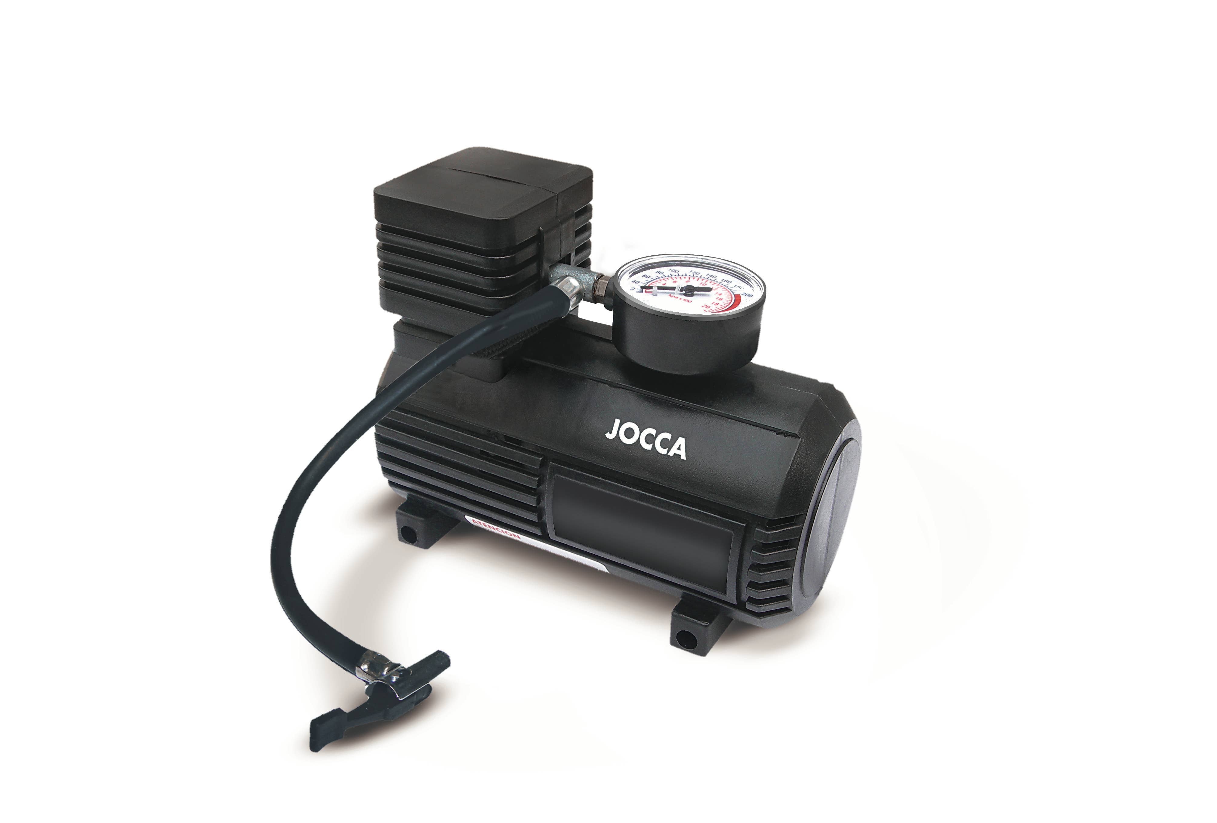 JOCCA - Vendita all'ingrosso Gonfiabili - Gonfiatore pneumatici 12V compatto per auto e bici0