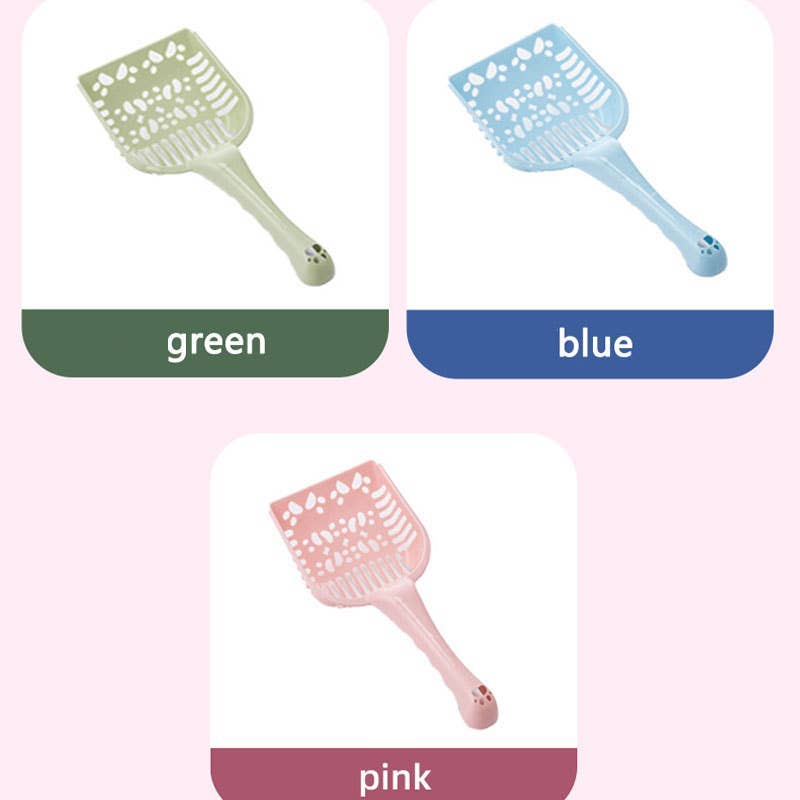 PAWPAWwholesale - Wholesale Cat Litter Box - Plastic Hollow Cat Litter Scoop Pet Waste Picker_CWMM52495